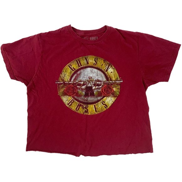 Tops - Guns N Roses Cropped Shirt